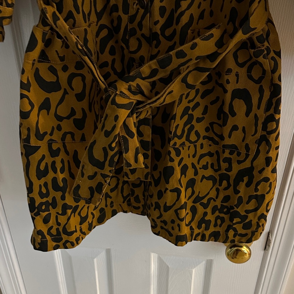 Future collective Leopard-Print Shirt Dress - Picture 6 of 11